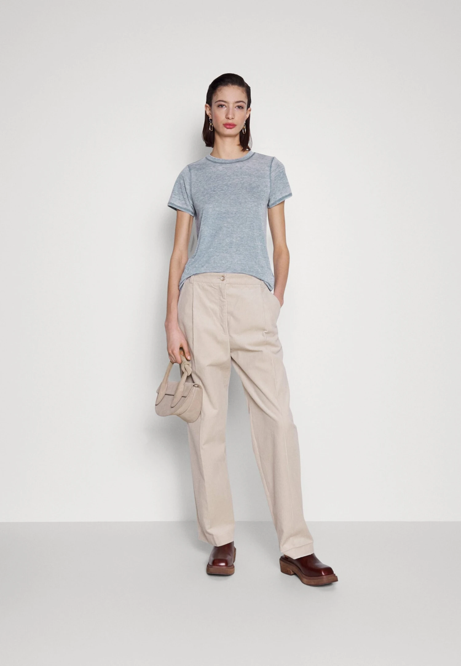 7 For All Mankind Liv Crewneck - T-Shirt Basique - Blue 2 7 For All Mankind Liv Crewneck - T-Shirt Basique - Blue – Image 2