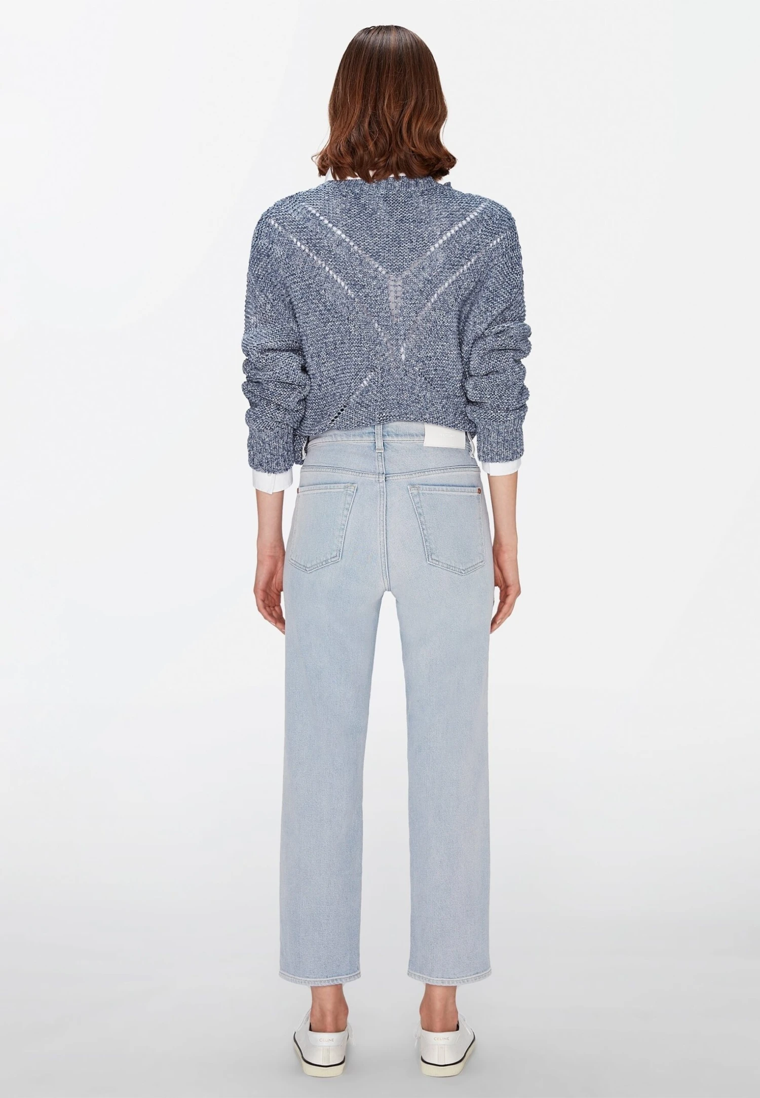 7 For All Mankind Logan Stovepipe - Jean Droit - Light Blue 3 7 For All Mankind Logan Stovepipe - Jean Droit - Light Blue – Image 3