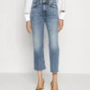 7 For All Mankind Logan Stovepipe Playtime - Jean Slim - Light Blue
