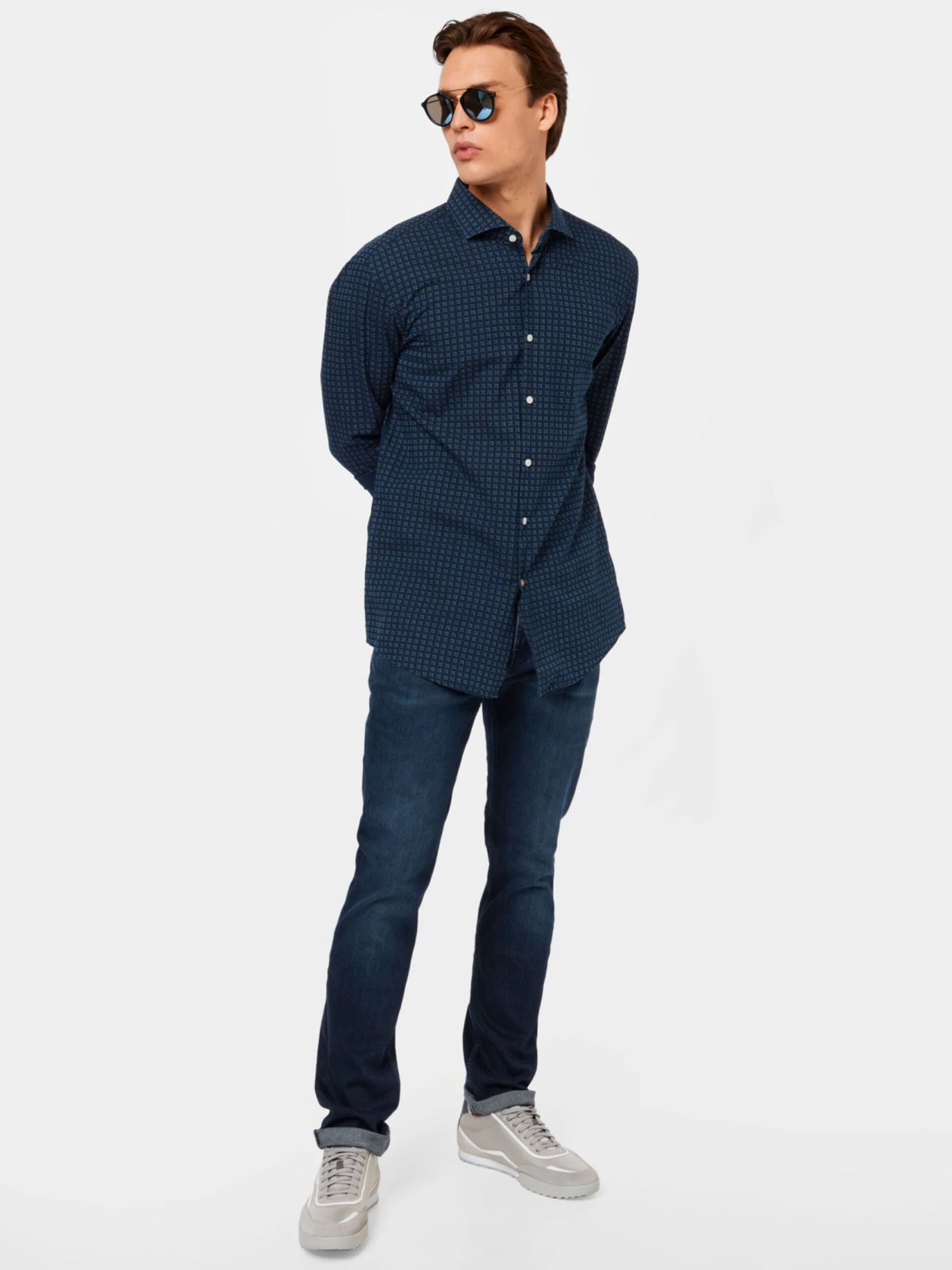 7 For All Mankind Droits Regular Jean Homme Bleu Foncé 5 7 For All Mankind Droits Regular Jean Homme Bleu Foncé – Image 5