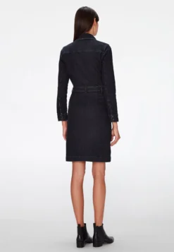 7 For All Mankind Luxe - Robe En Jean - Black -7 For All Mankind bd87645a71274ebd9ba7e836a3830abe scaled