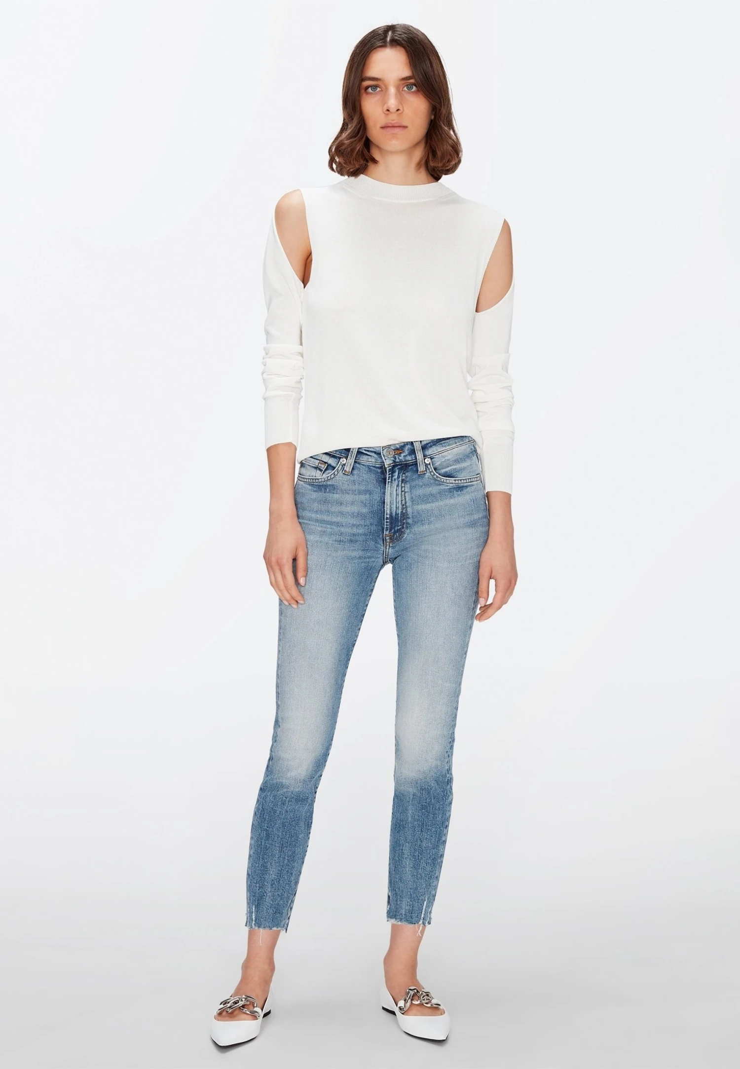 7 For All Mankind Roxanne - Jeans Skinny - Light Blue 2 7 For All Mankind Roxanne - Jeans Skinny - Light Blue – Image 2