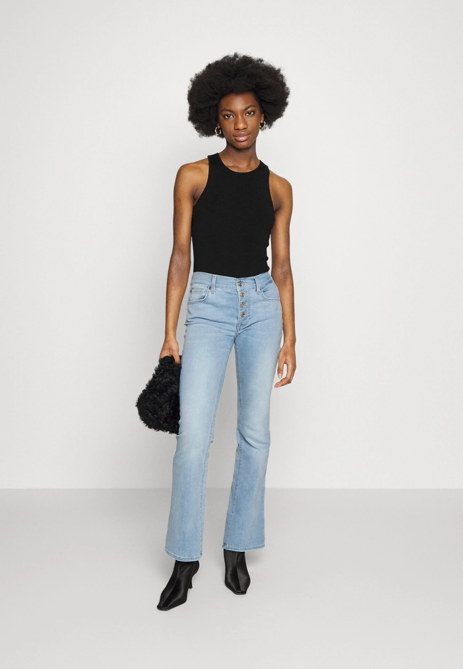 7 For All Mankind Bootcut Tailorless Baiecomir - Jean Bootcut - Light Blue 2 7 For All Mankind Bootcut Tailorless Baiecomir - Jean Bootcut - Light Blue – Image 2