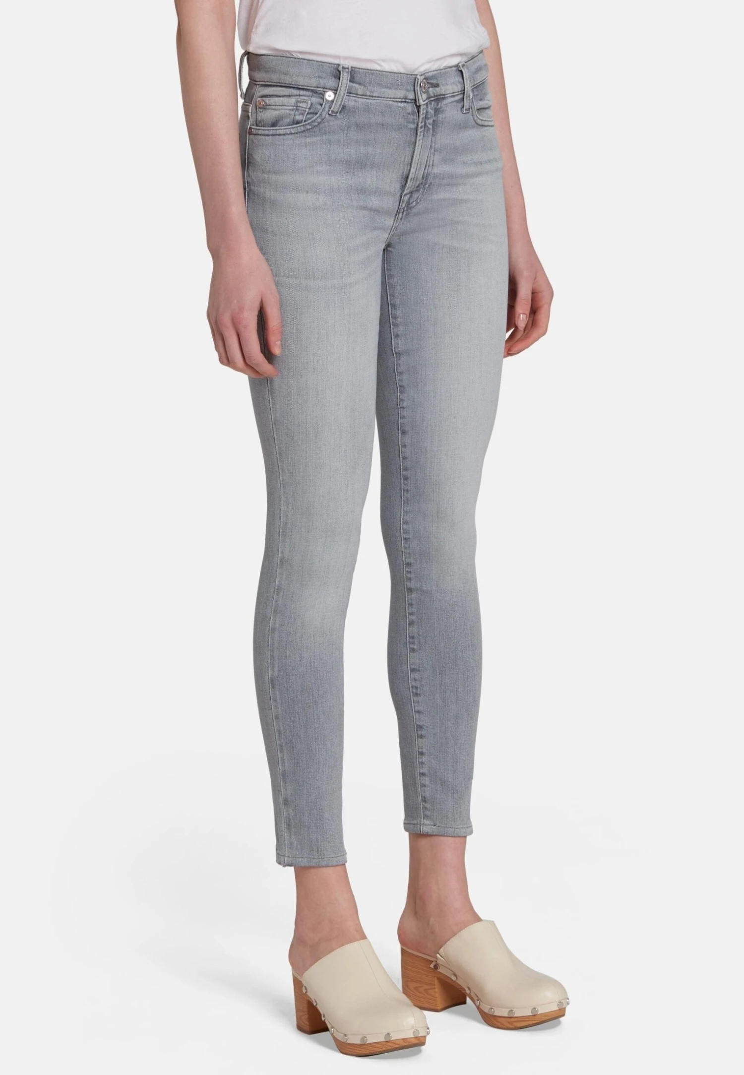 7 For All Mankind Hw - Jeans Skinny - Grey 1 7 For All Mankind Hw - Jeans Skinny - Grey