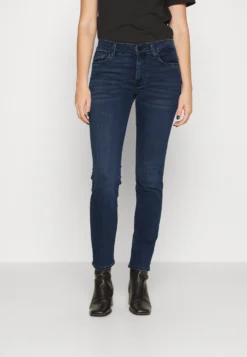 7 For All Mankind Roxanne Bair Park Avenue - Jean Slim - Dark Blue