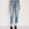 7 For All Mankind Malia Luxe Vintage Legend - Jean Droit - Light Blue