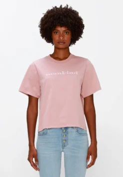 7 For All Mankind T-Shirt Imprimé - Pink