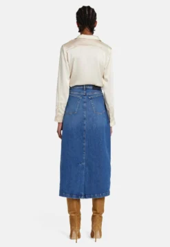 7 For All Mankind Classic - Jupe Trapèze - Dark Blue 8 7 For All Mankind Classic - Jupe Trapèze - Dark Blue -7 For All Mankind c6b85335d838435082fd77d2a14be5f7 scaled