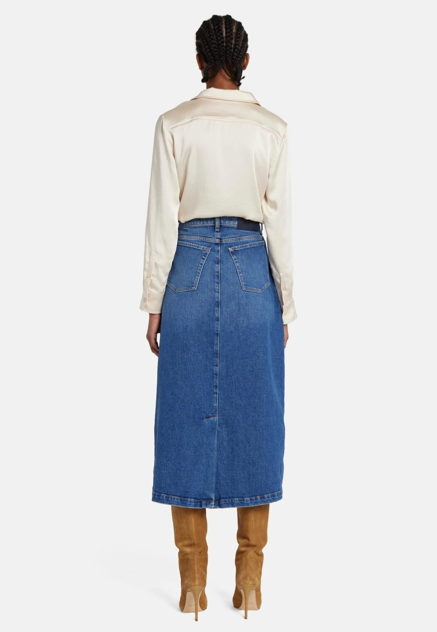 7 For All Mankind Classic - Jupe Trapèze - Dark Blue 3 7 For All Mankind Classic - Jupe Trapèze - Dark Blue – Image 3