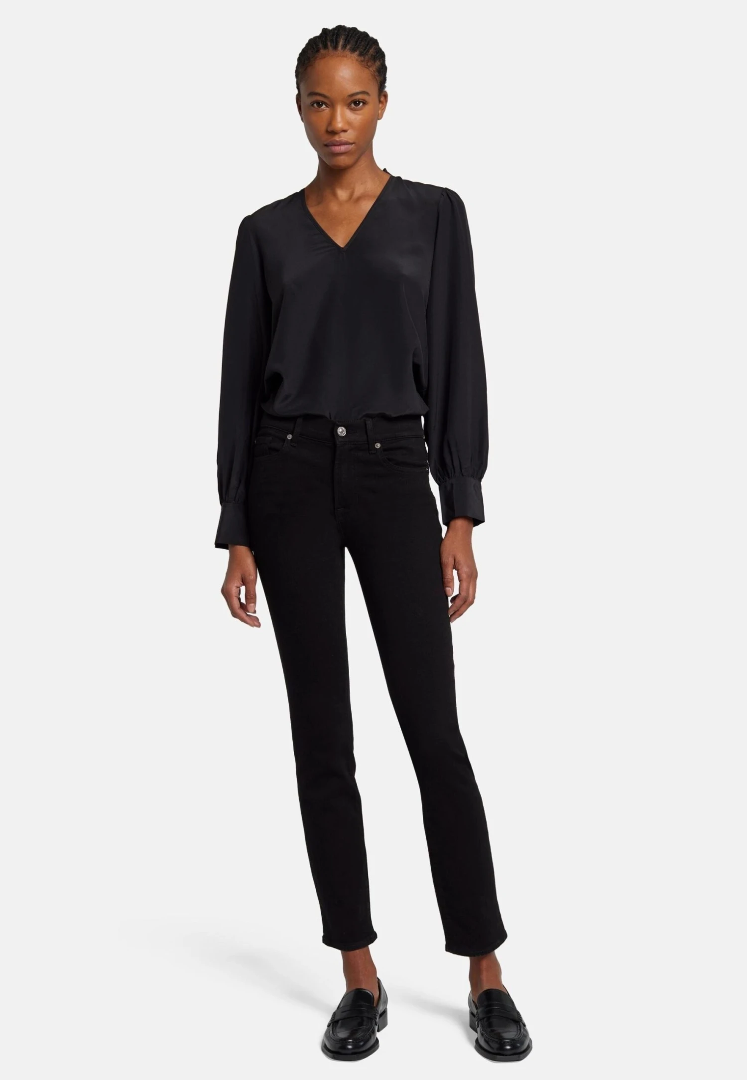 7 For All Mankind Roxanne - Jean Slim - Black 2 7 For All Mankind Roxanne - Jean Slim - Black – Image 2