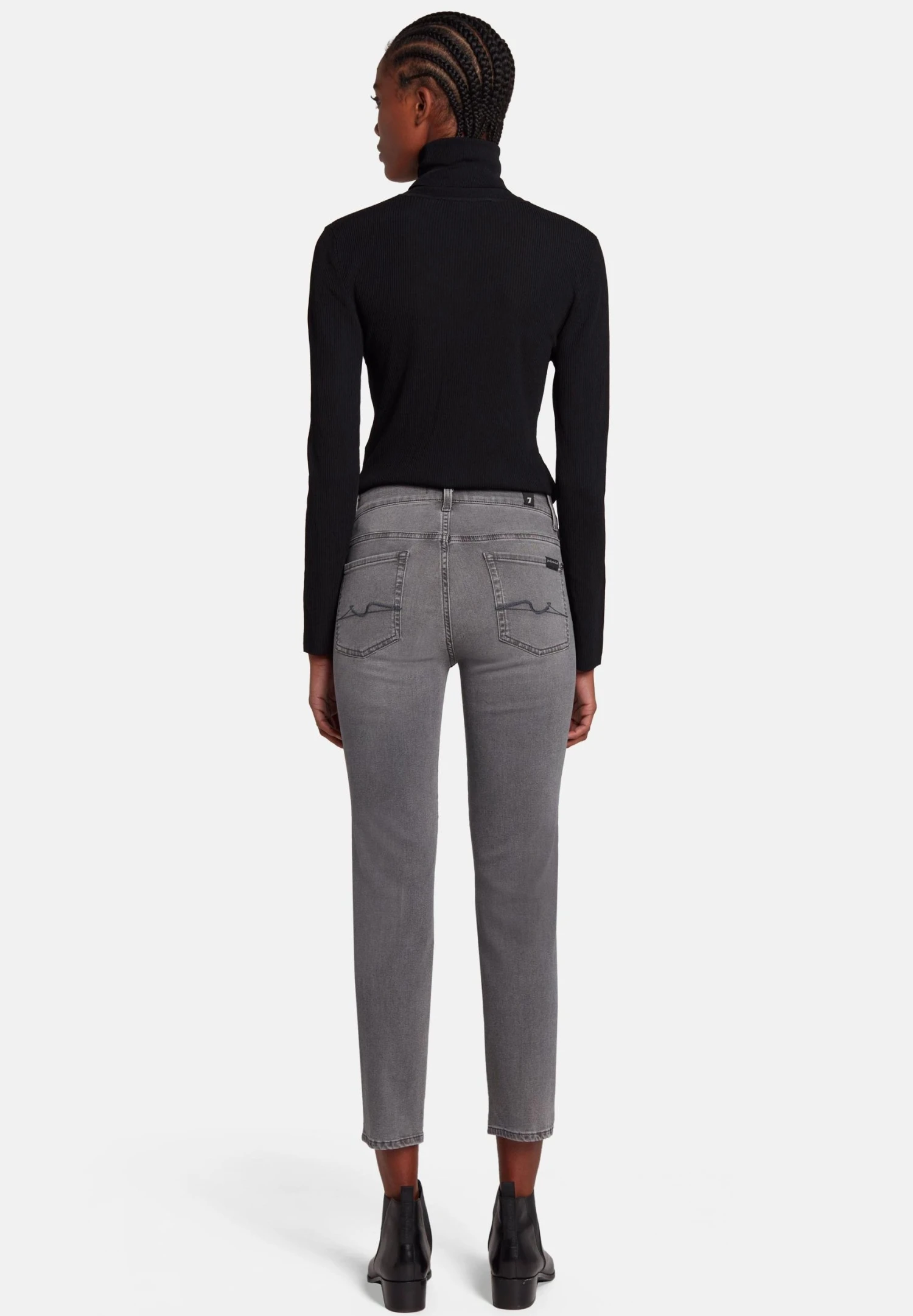 7 For All Mankind Roxanne Bair Silverlining - Jeans Skinny - Grey 3 7 For All Mankind Roxanne Bair Silverlining - Jeans Skinny - Grey – Image 3