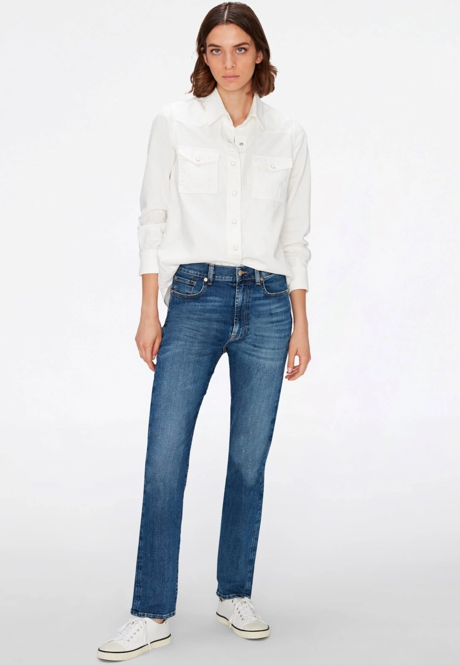 7 For All Mankind Easy Soho Light - Jean Droit - Light Blue 2 7 For All Mankind Easy Soho Light - Jean Droit - Light Blue – Image 2