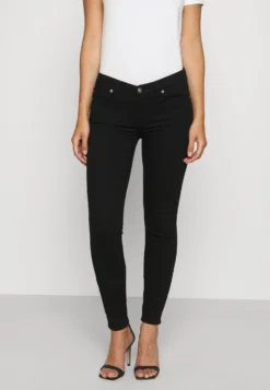 7 For All Mankind Rinsed - Jeans Skinny - Black