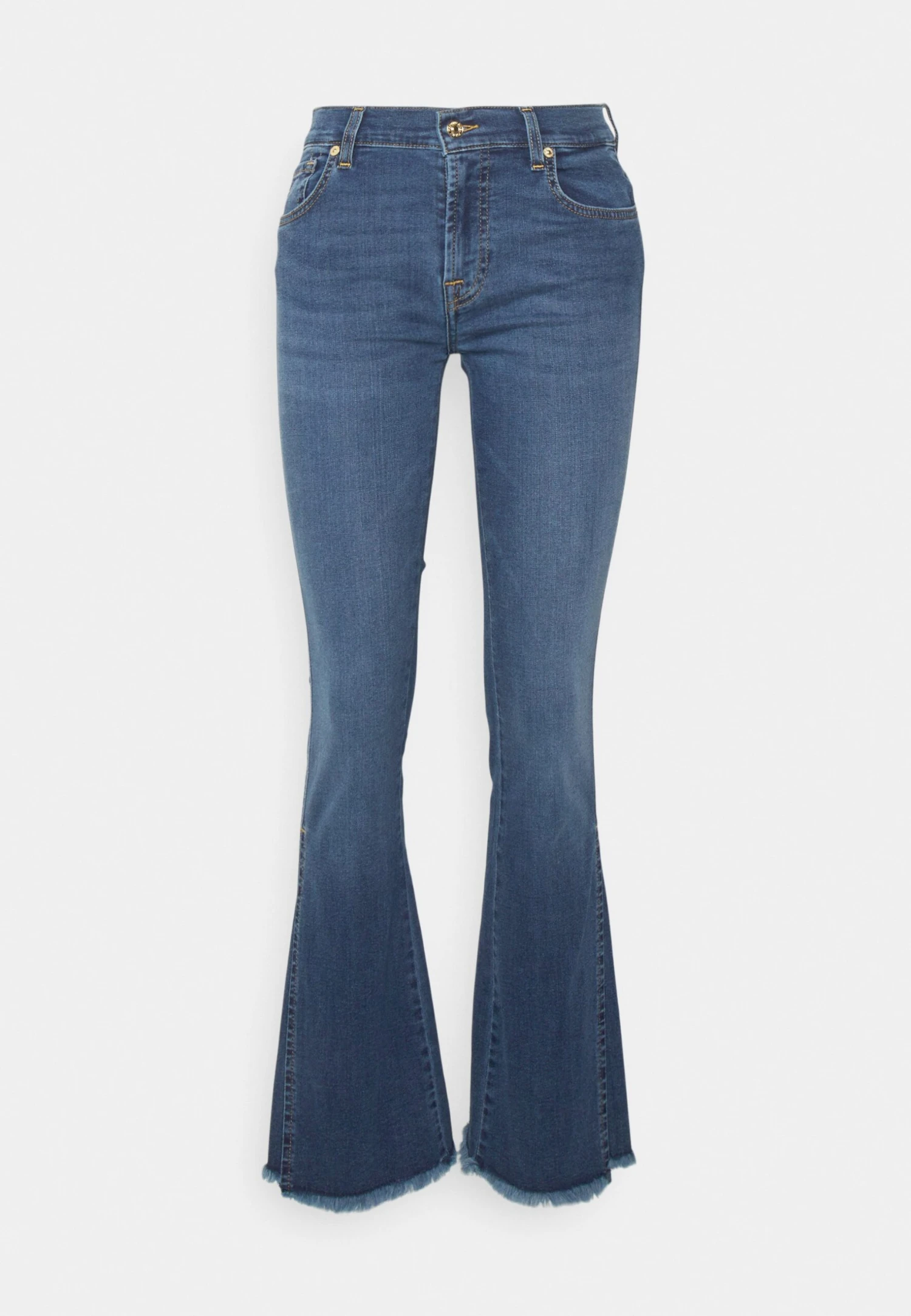 7 For All Mankind Tailorless Baiduc - Jean Bootcut - Mid Blue 6 7 For All Mankind Tailorless Baiduc - Jean Bootcut - Mid Blue – Image 6