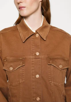 7 For All Mankind Easy Trucker - Veste En Jean - Orange -7 For All Mankind d3232ce4c3484be09b5060e75c9630d0 scaled