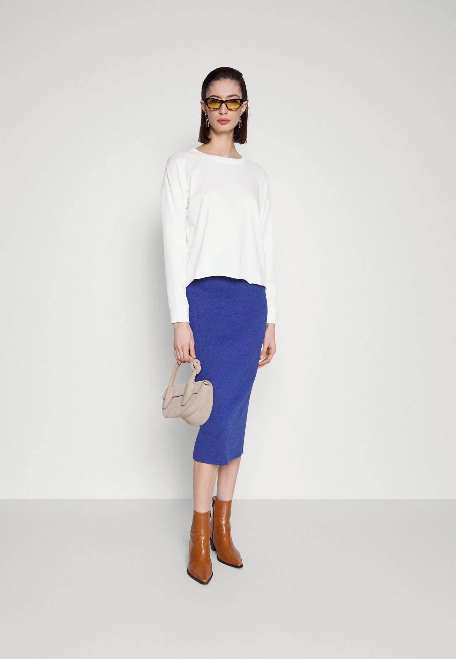 7 For All Mankind Crewneck Reccotpol - Sweatshirt - White 2 7 For All Mankind Crewneck Reccotpol - Sweatshirt - White – Image 2