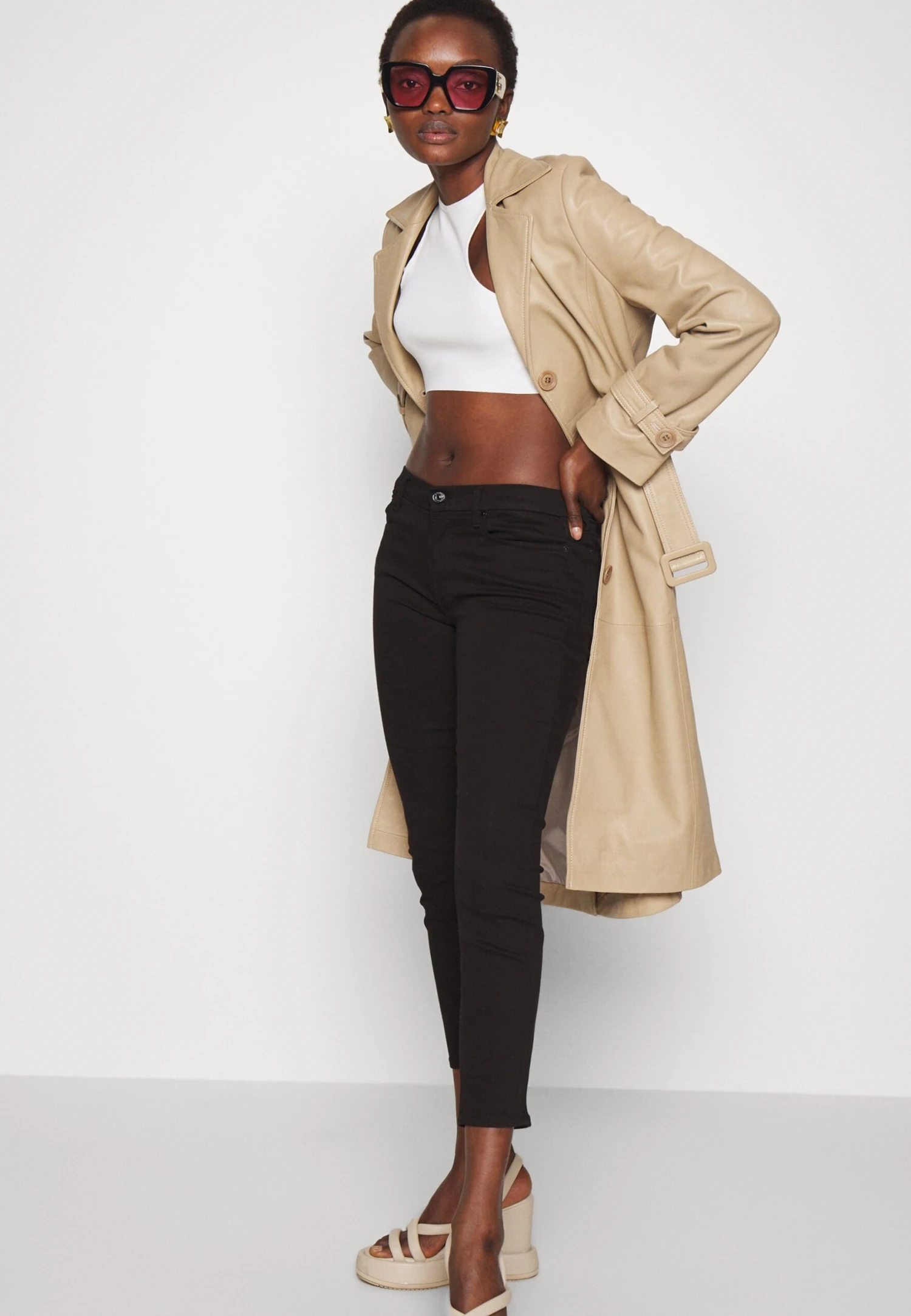 7 For All Mankind The Ankle Skinny Bair Eco Rinsed - Jeans Skinny - Black 4 7 For All Mankind The Ankle Skinny Bair Eco Rinsed - Jeans Skinny - Black – Image 4