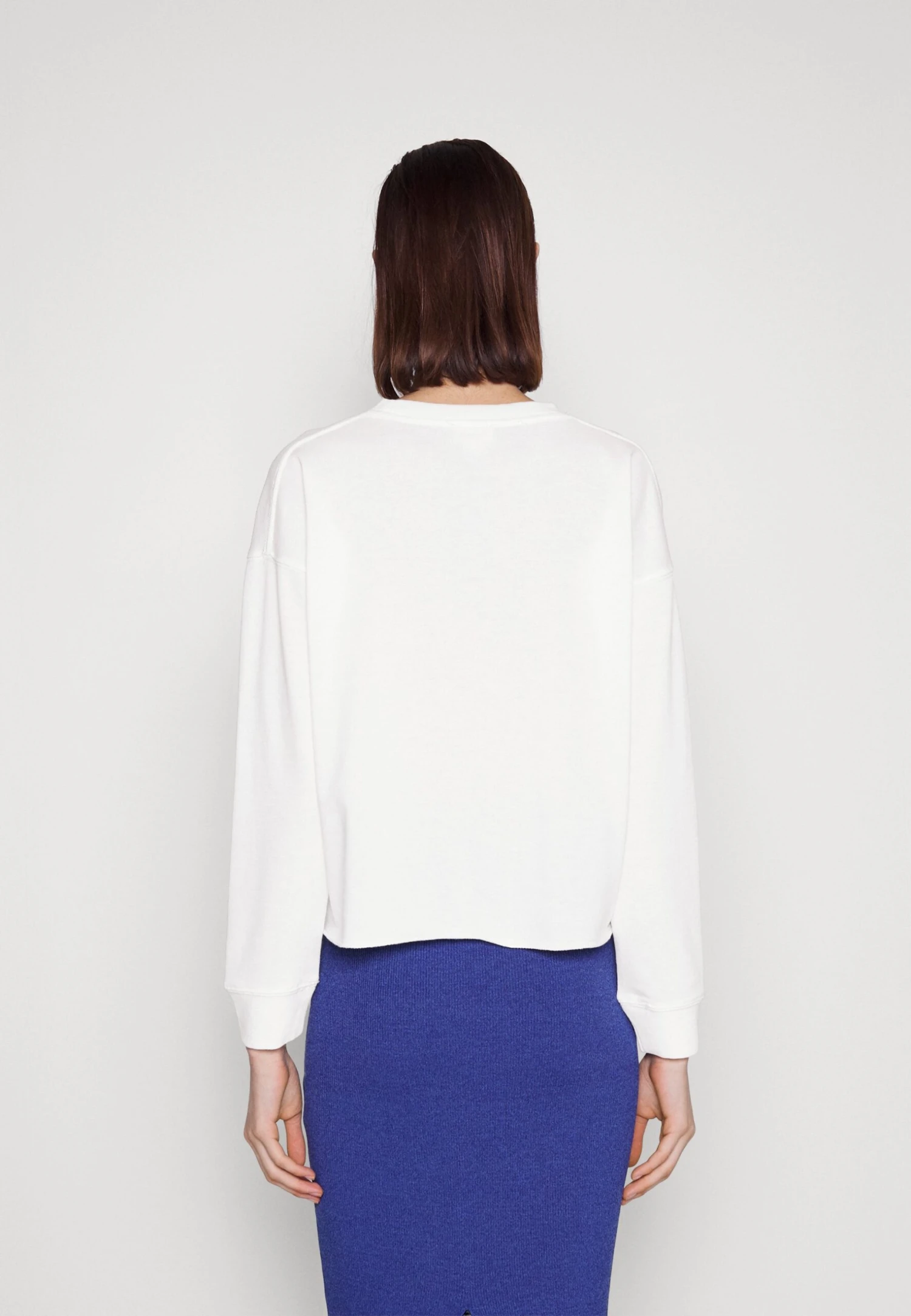 7 For All Mankind Crewneck Reccotpol - Sweatshirt - White 3 7 For All Mankind Crewneck Reccotpol - Sweatshirt - White – Image 3