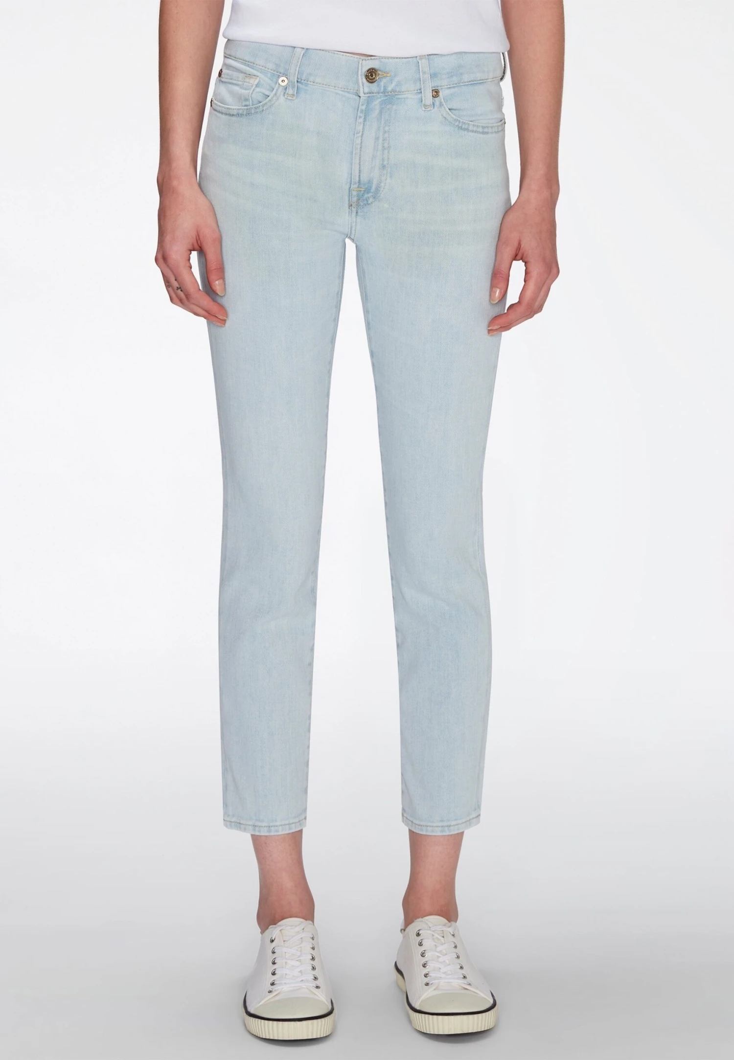 7 For All Mankind Roxanne Ankle - Jean Slim - Light Blue 1 7 For All Mankind Roxanne Ankle - Jean Slim - Light Blue