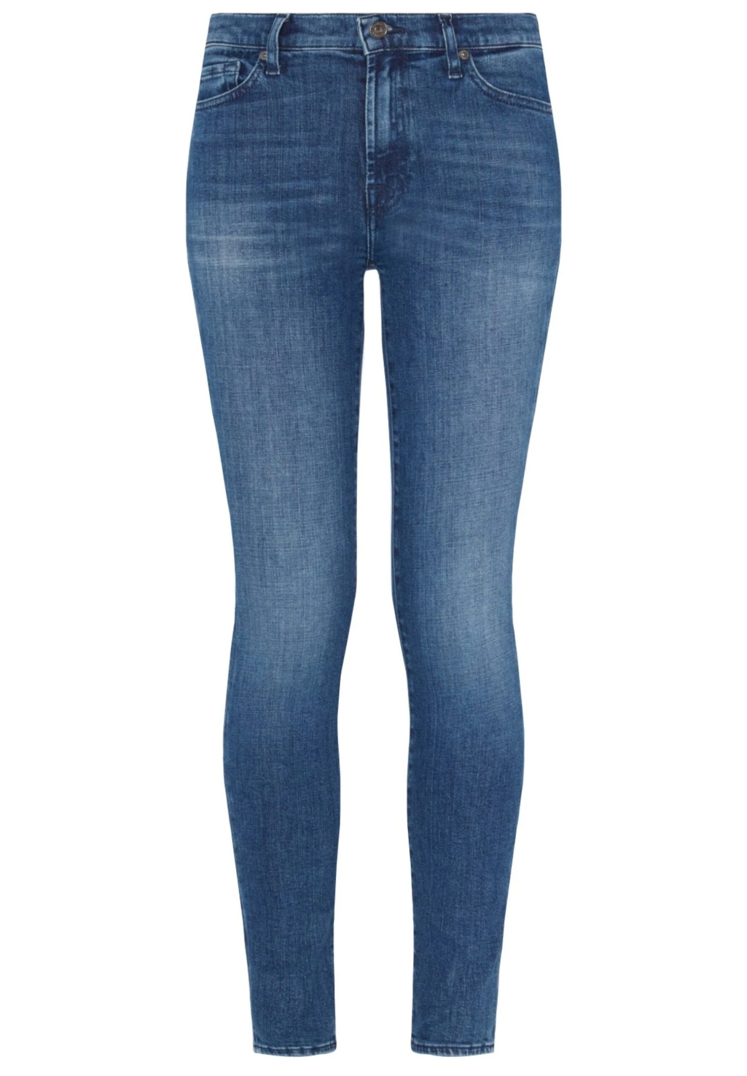 7 For All Mankind Sliilladv - Jeans Skinny - Mid Blue 4 7 For All Mankind Sliilladv - Jeans Skinny - Mid Blue – Image 4