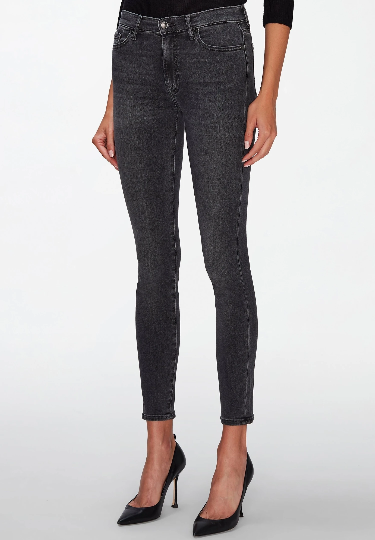 7 For All Mankind Jeans Skinny - Grey 1 7 For All Mankind Jeans Skinny - Grey
