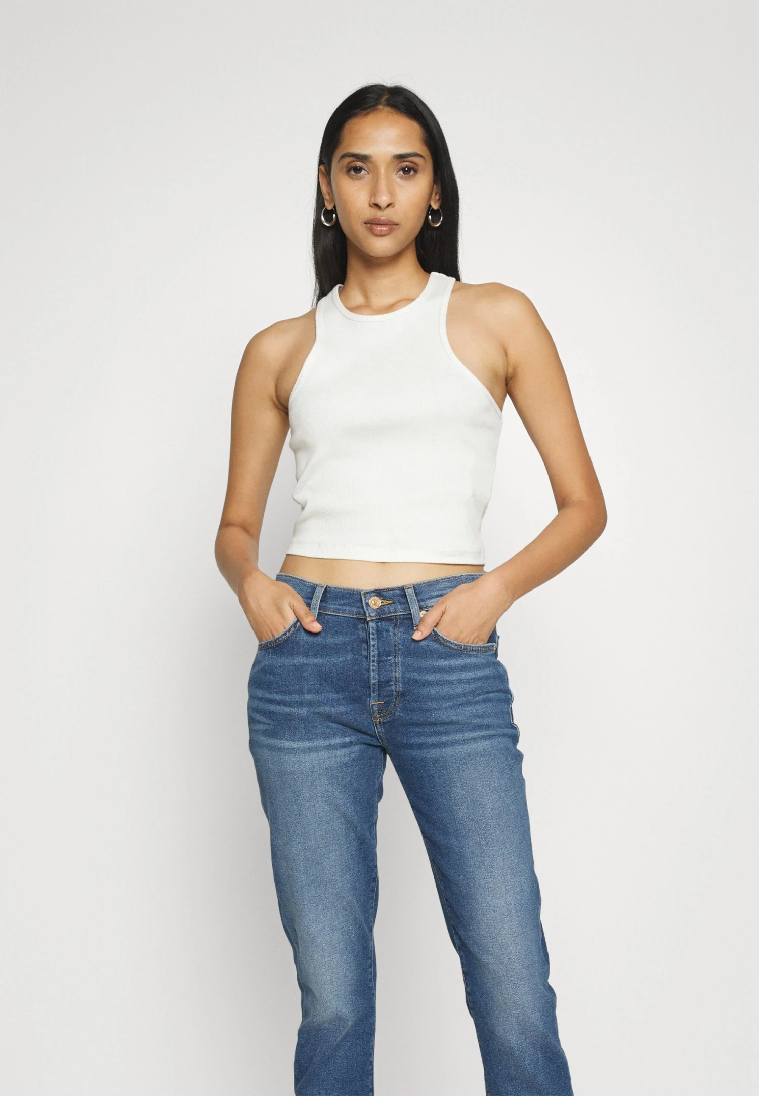 7 For All Mankind Josefina Luxvinblu - Jean Slim - Dark Blue 4 7 For All Mankind Josefina Luxvinblu - Jean Slim - Dark Blue – Image 4