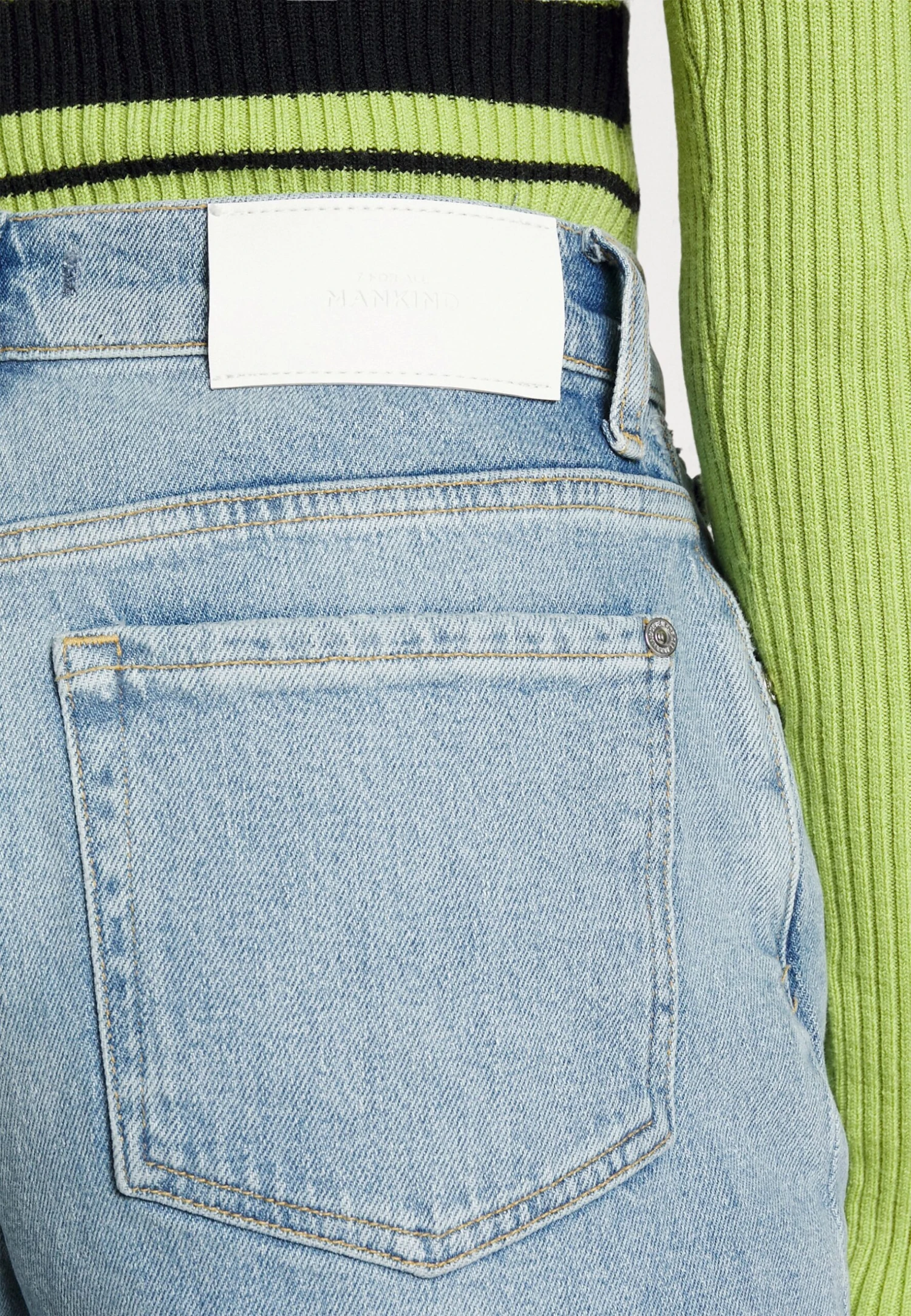 7 For All Mankind Andy Air Wash - Short En Jean - Light Blue 6 7 For All Mankind Andy Air Wash - Short En Jean - Light Blue – Image 6