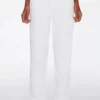 7 For All Mankind Malia - Jean Droit - White