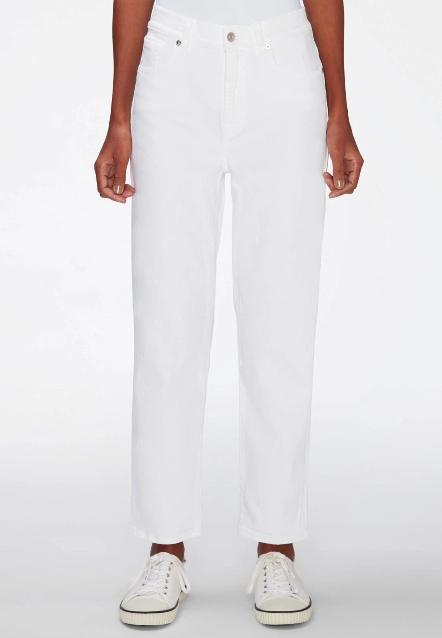 7 For All Mankind Malia - Jean Droit - White 1 7 For All Mankind Malia - Jean Droit - White