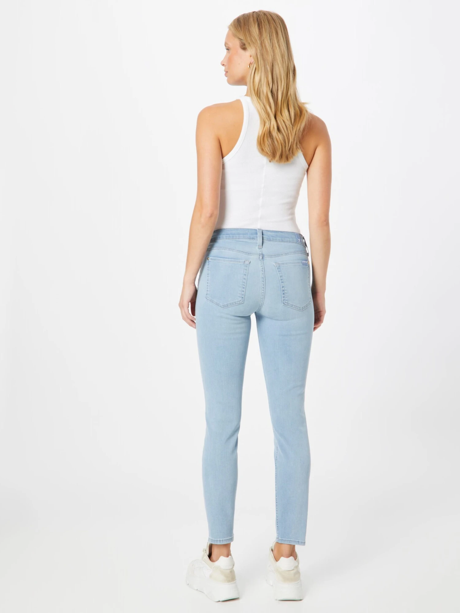 7 For All Mankind Jeans Skinny Jean Femme Bleu 4 7 For All Mankind Jeans Skinny Jean Femme Bleu – Image 4