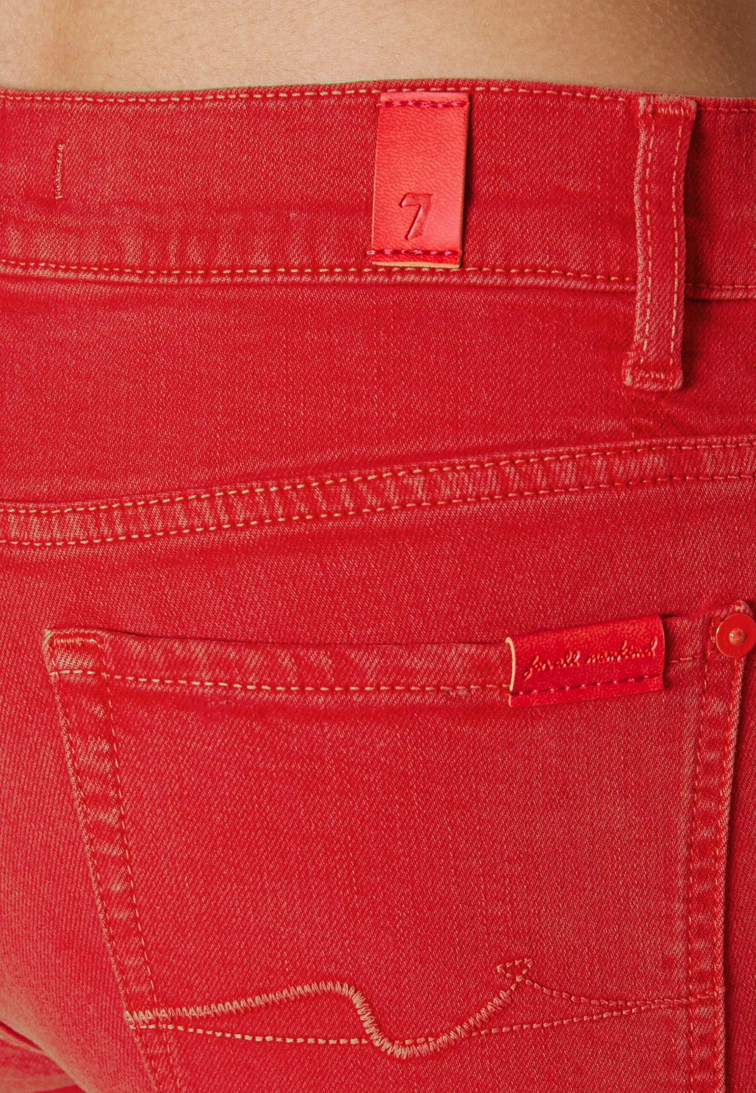 7 For All Mankind Roxanne Ankle Colored Stretch - Pantalon Classique - Red 6 7 For All Mankind Roxanne Ankle Colored Stretch - Pantalon Classique - Red – Image 6