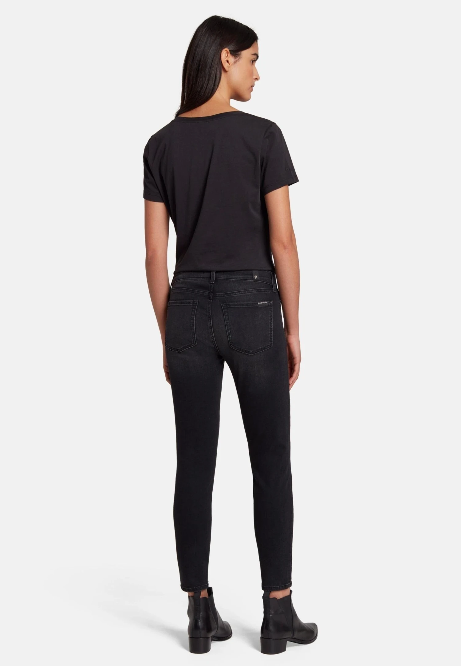 7 For All Mankind Skinny Fit The Ankle Skinny - Jeans Skinny - Black 3 7 For All Mankind Skinny Fit The Ankle Skinny - Jeans Skinny - Black – Image 3