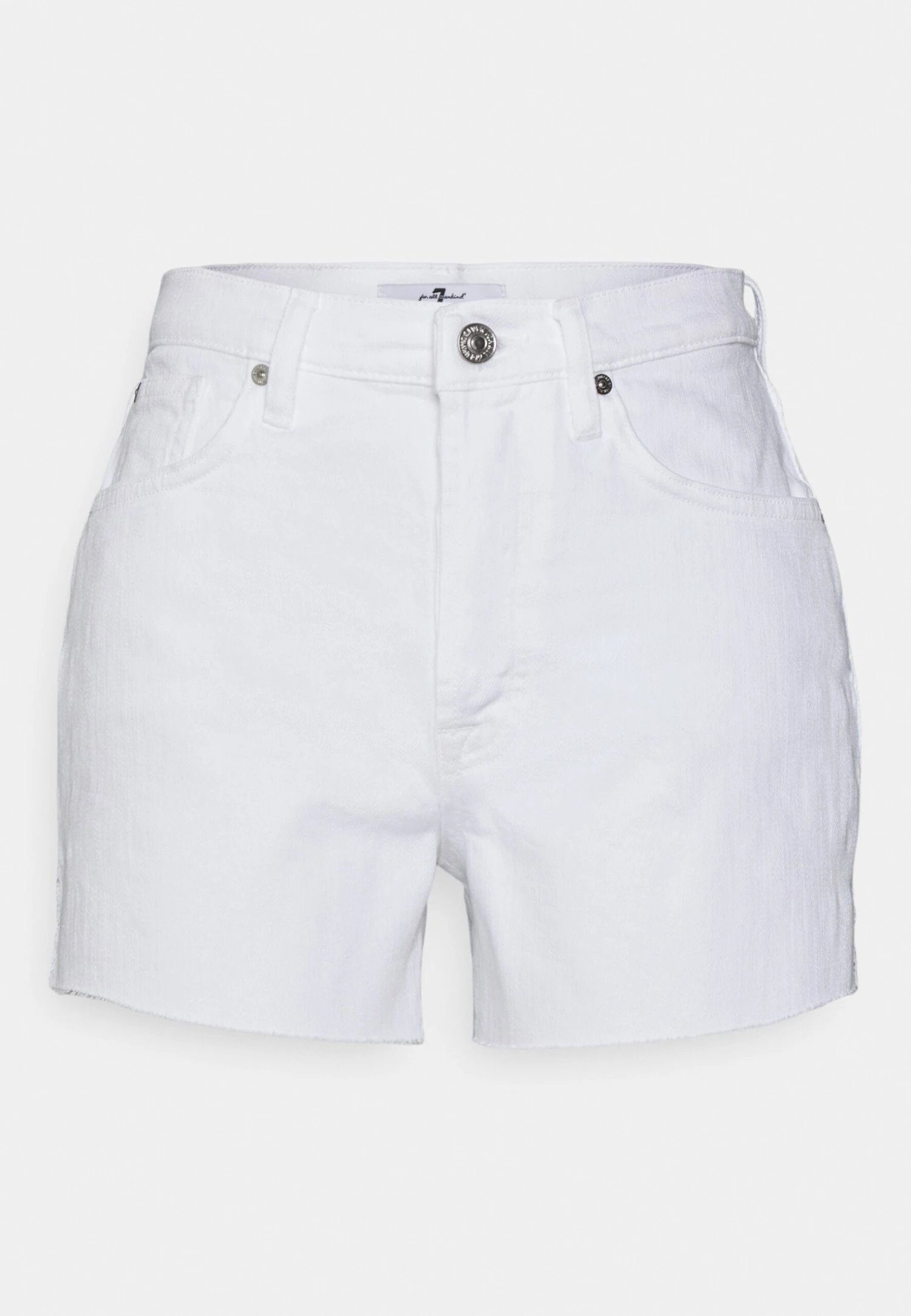 7 For All Mankind Easy Ruby Yacht - Short En Jean - White 5 7 For All Mankind Easy Ruby Yacht - Short En Jean - White – Image 5