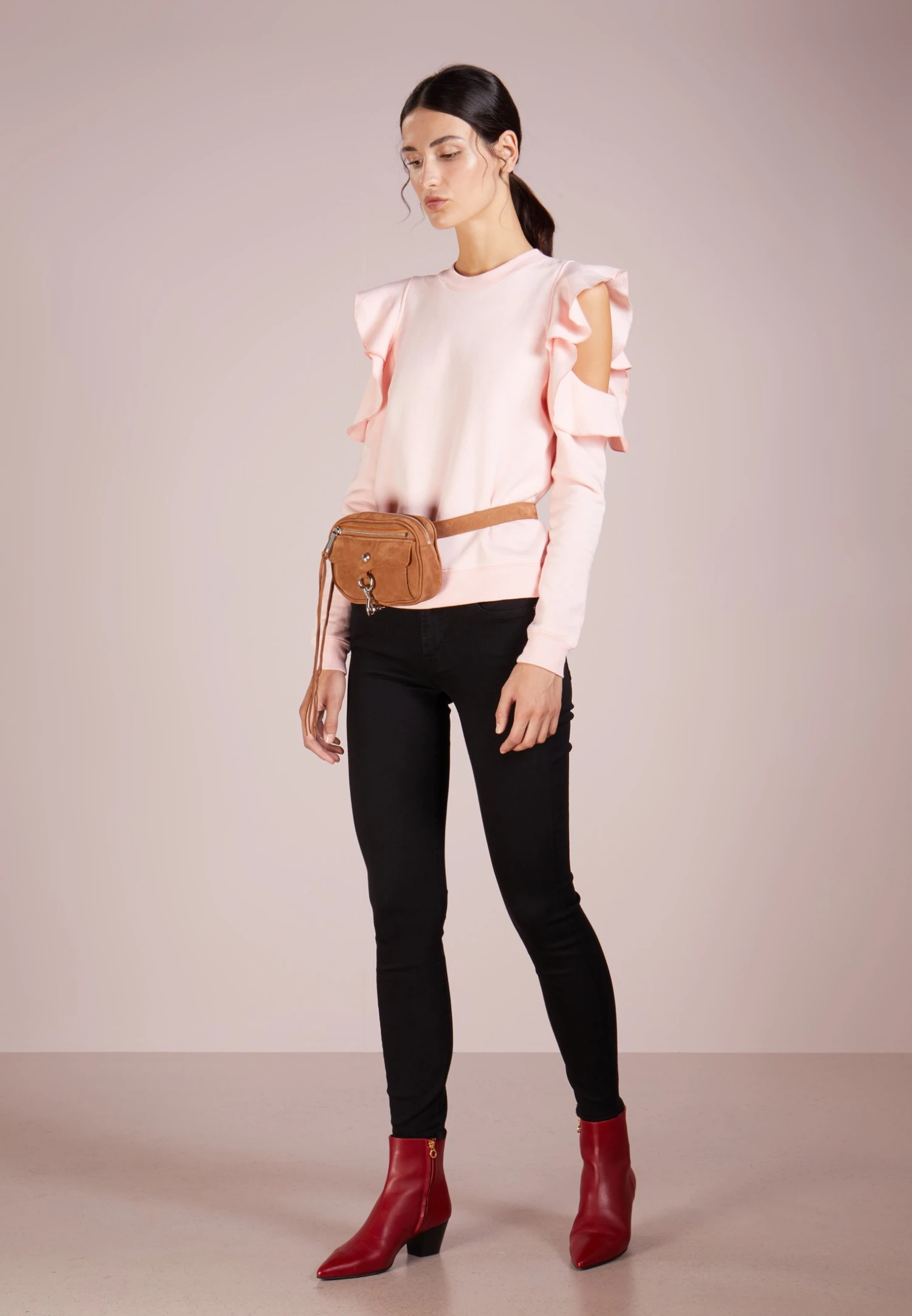 7 For All Mankind Crop - Jeans Skinny - Bair Rinsed Black 2 7 For All Mankind Crop - Jeans Skinny - Bair Rinsed Black – Image 2