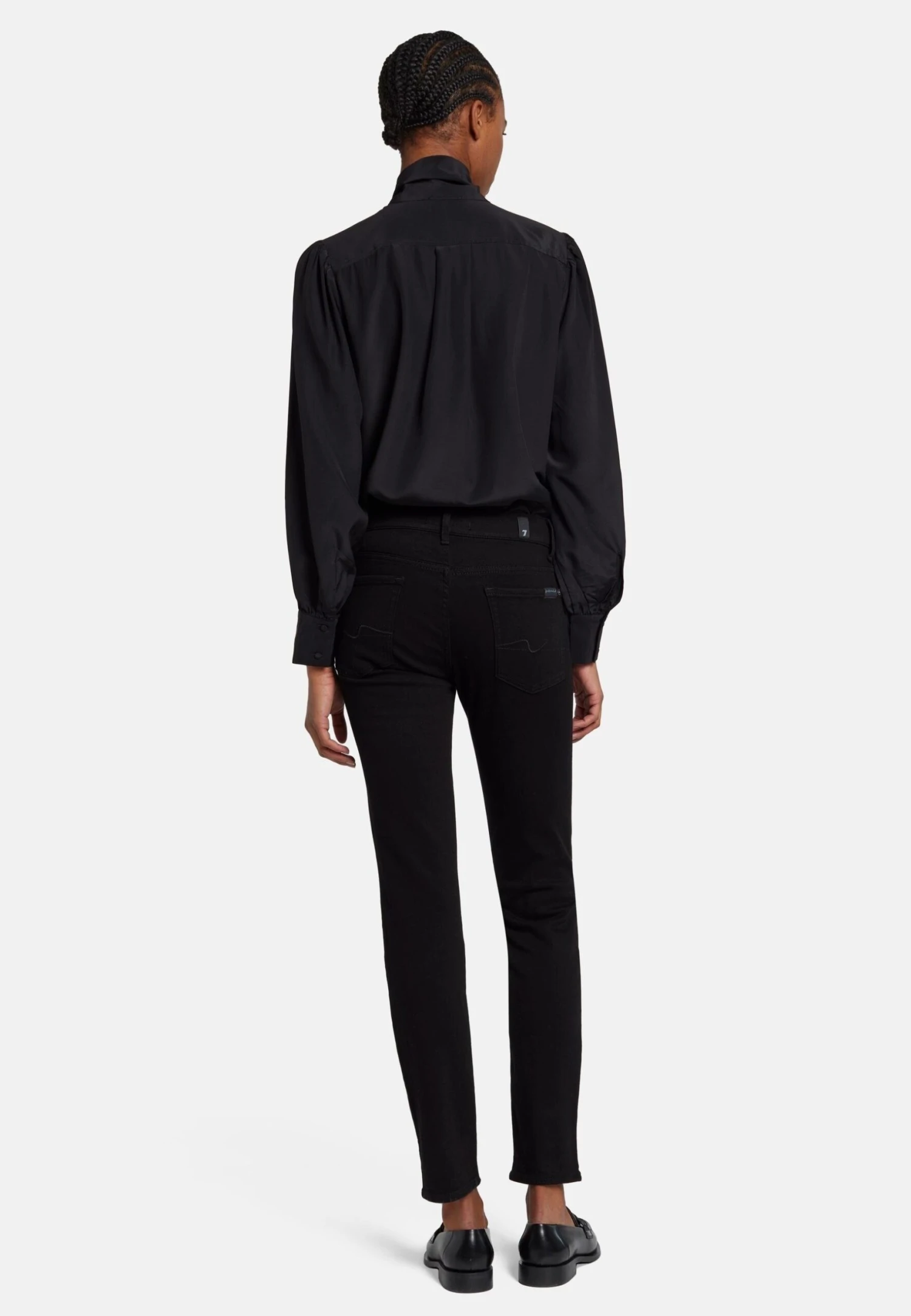 7 For All Mankind Roxanne - Jean Slim - Black 3 7 For All Mankind Roxanne - Jean Slim - Black – Image 3