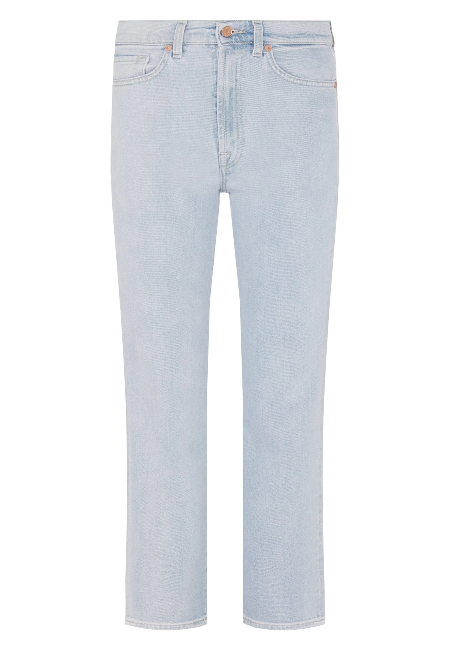 7 For All Mankind Logan Stovepipe - Jean Droit - Light Blue 6 7 For All Mankind Logan Stovepipe - Jean Droit - Light Blue – Image 6