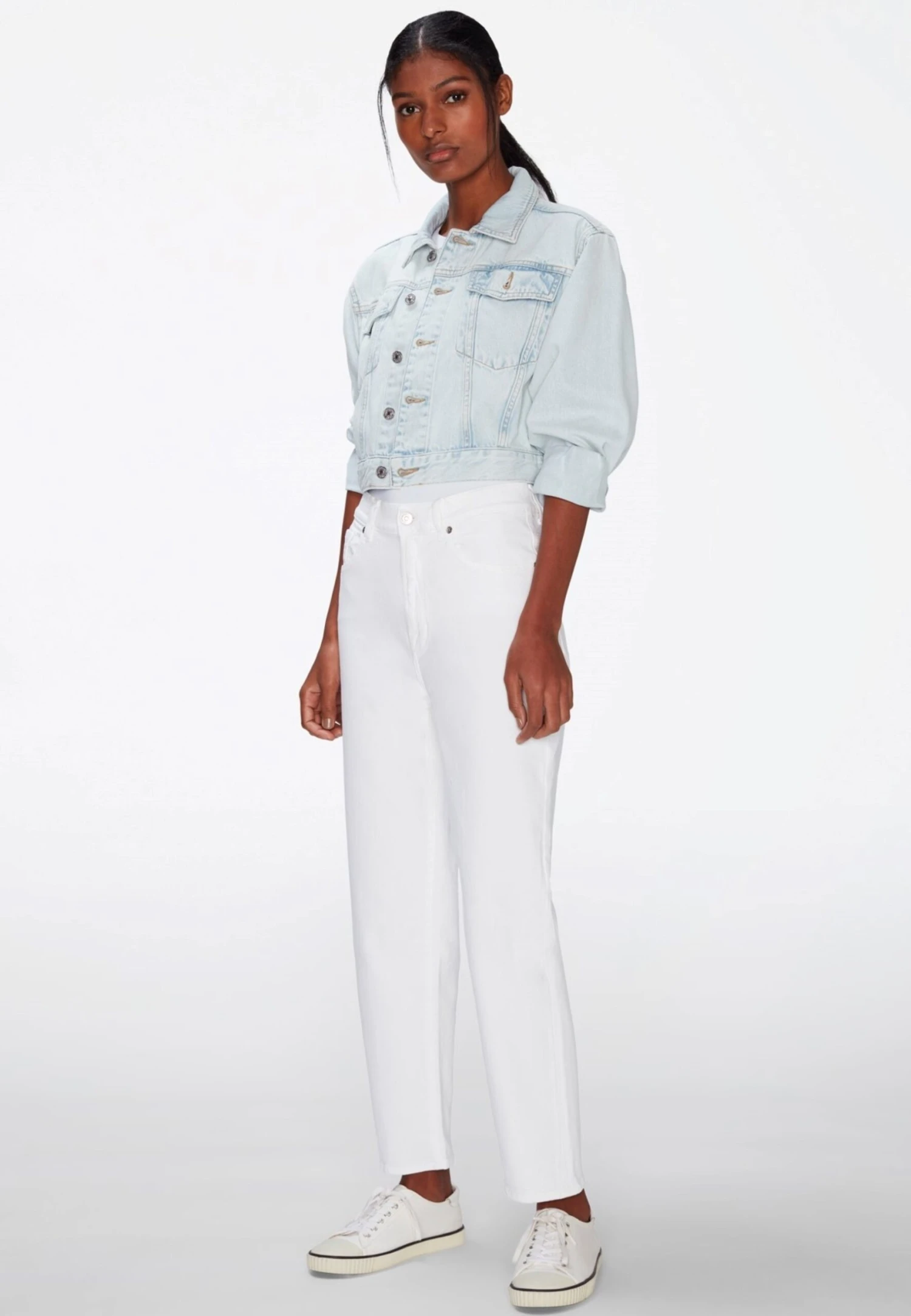 7 For All Mankind Malia - Jean Droit - White 2 7 For All Mankind Malia - Jean Droit - White – Image 2