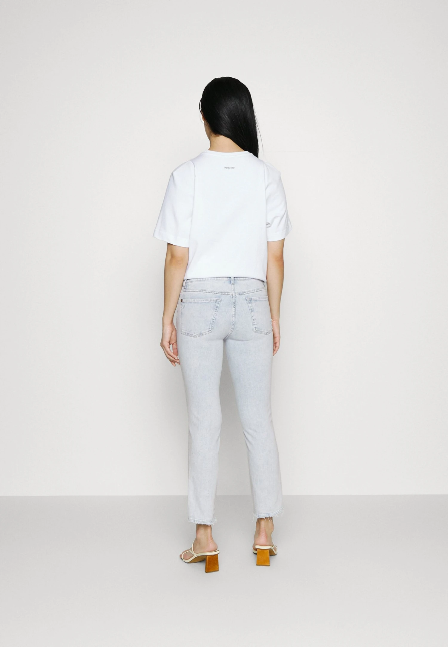 7 For All Mankind The Straight Crop Follow Me - Jeans Skinny - Light Blue 3 7 For All Mankind The Straight Crop Follow Me - Jeans Skinny - Light Blue – Image 3