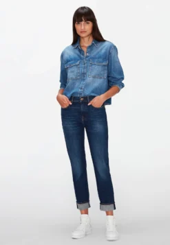 7 For All Mankind Boyfriend - Jean Droit - Dark Blue 10 7 For All Mankind Boyfriend - Jean Droit - Dark Blue -7 For All Mankind e7334e1b6b5a417a810c166205f641f7 scaled