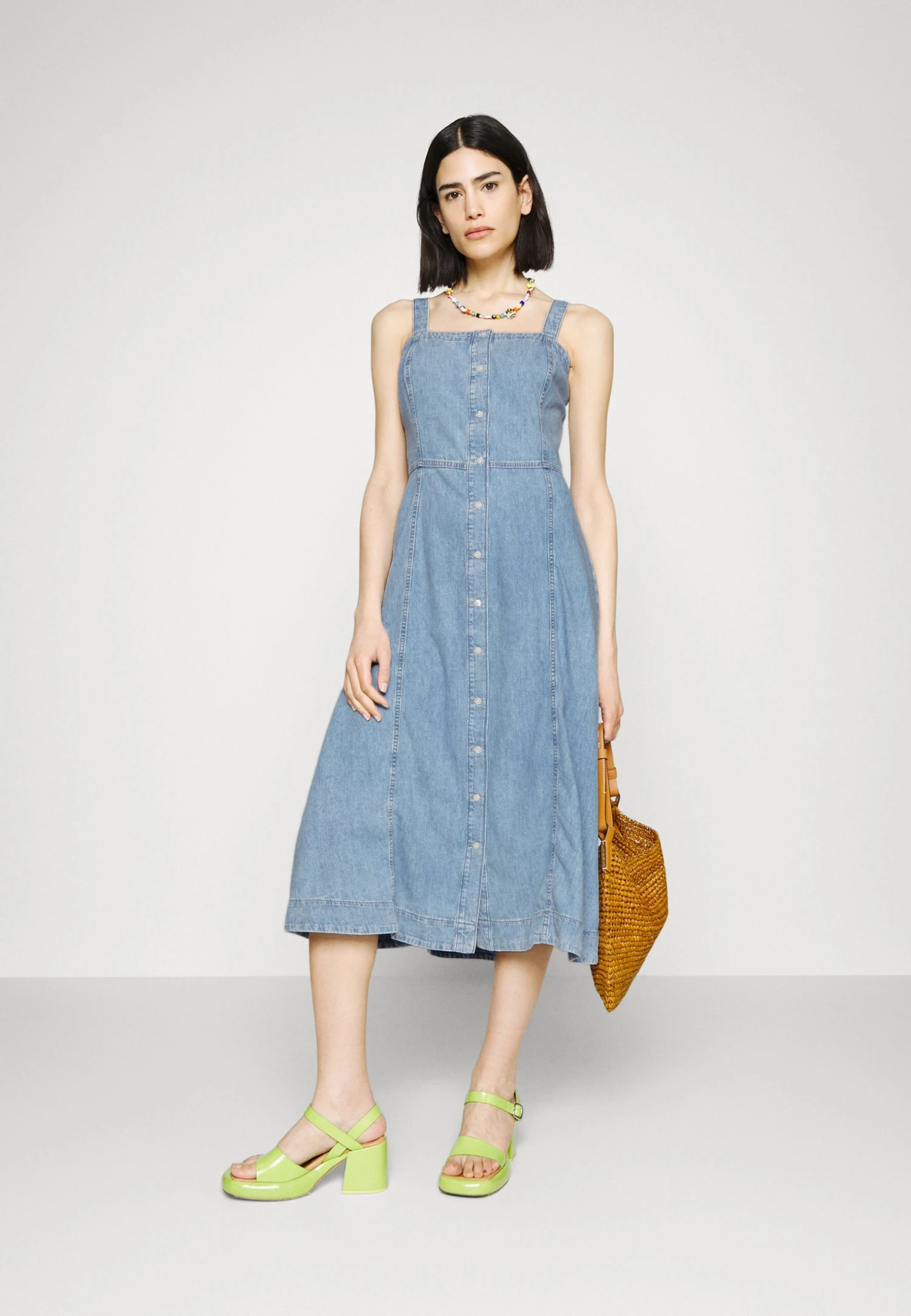 7 For All Mankind Sally Dress Sound Good - Robe En Jean - Light Blue 2 7 For All Mankind Sally Dress Sound Good - Robe En Jean - Light Blue – Image 2