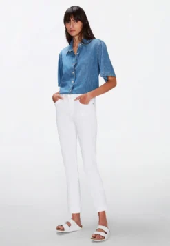 7 For All Mankind Josefina - Jean Slim - White -7 For All Mankind eabb03f8b9654d67bc951269a59aef7d scaled