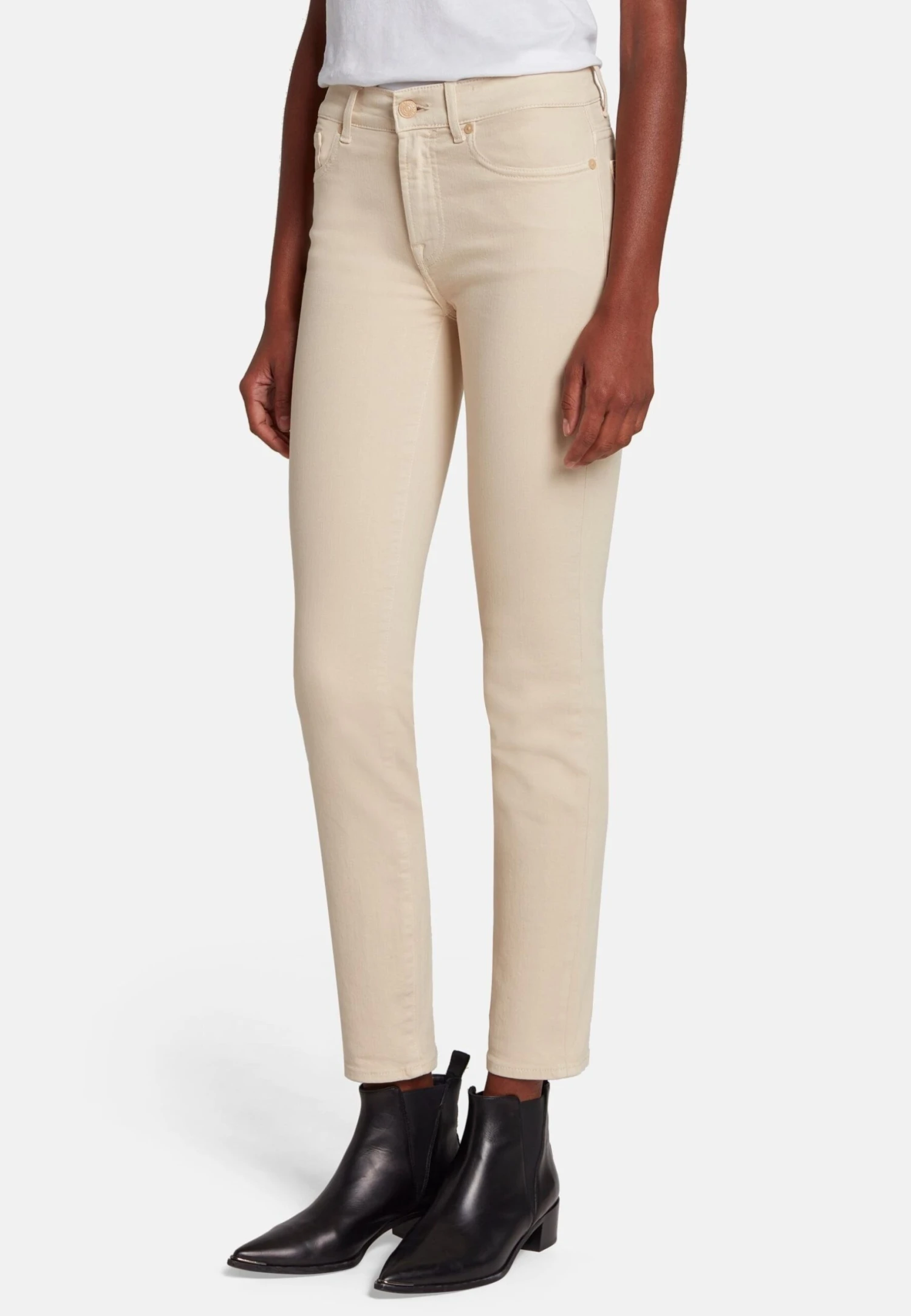 7 For All Mankind Roxanne - Jean Slim - White 1 7 For All Mankind Roxanne - Jean Slim - White