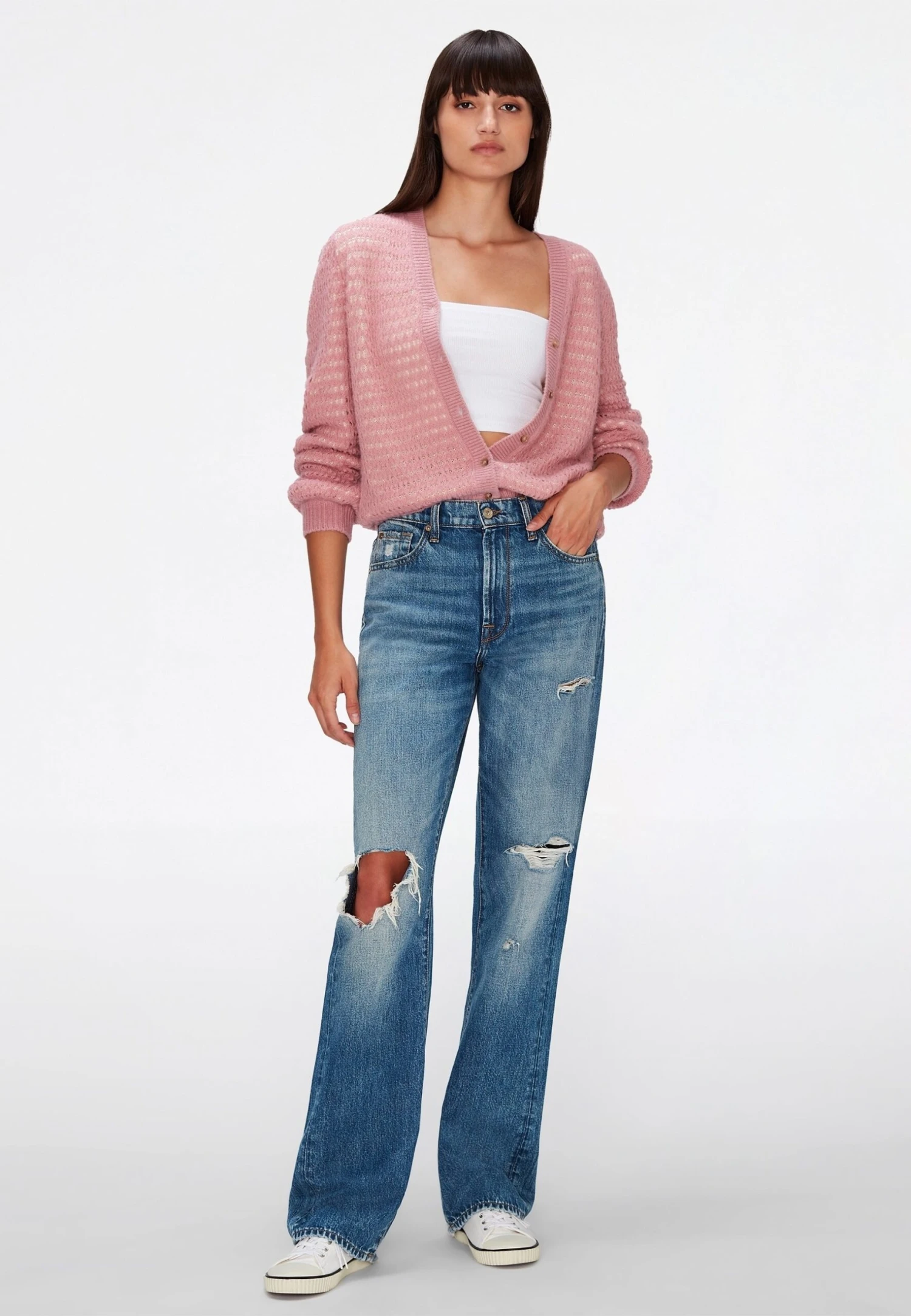 7 For All Mankind Tess - Jean Bootcut - Mid Blue 2 7 For All Mankind Tess - Jean Bootcut - Mid Blue – Image 2