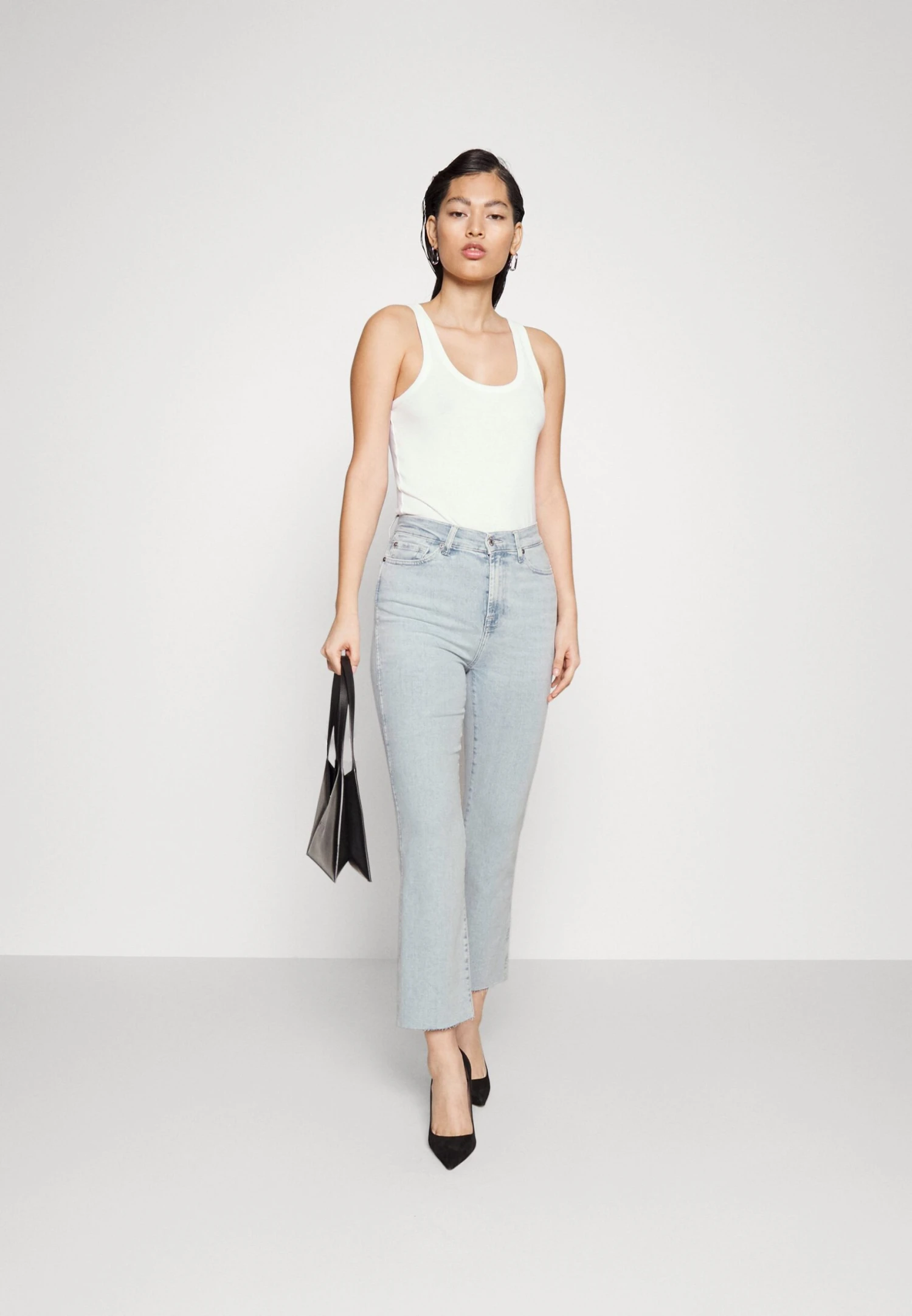 7 For All Mankind Hw Slim Kick Sliillyoucho - Jeans Skinny - Light Blue 2 7 For All Mankind Hw Slim Kick Sliillyoucho - Jeans Skinny - Light Blue – Image 2