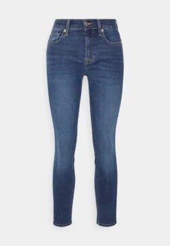 7 For All Mankind The Ankle Bair Eco Duchess - Jeans Skinny - Mid Blue