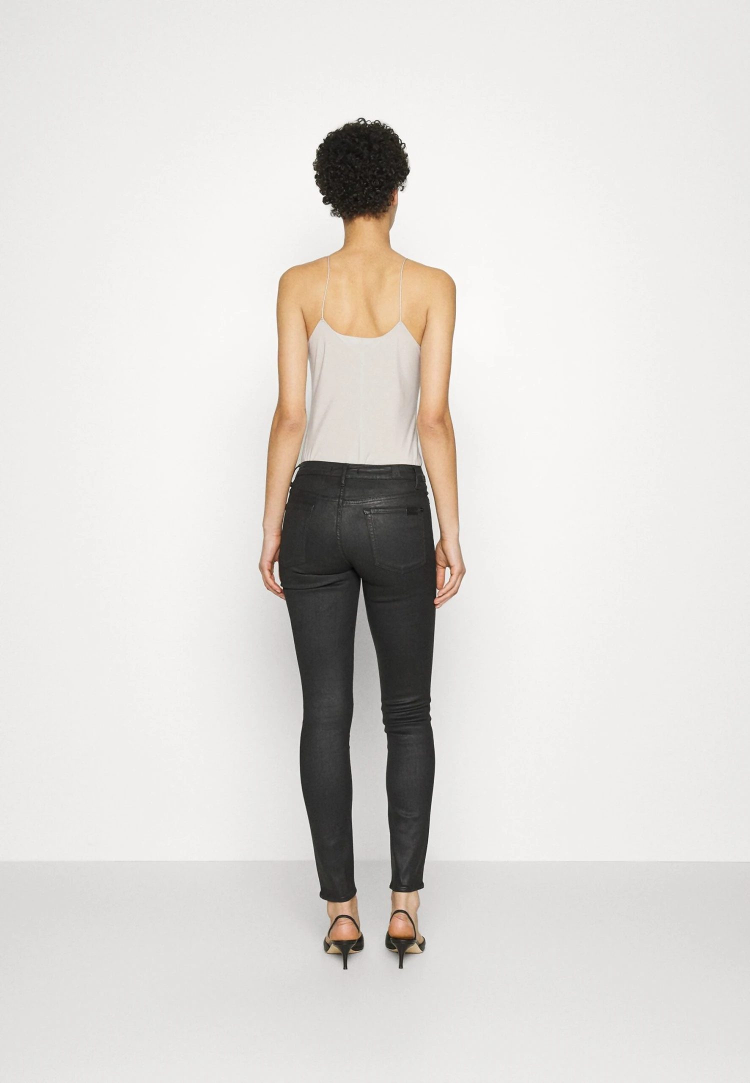 7 For All Mankind Skinny Coated - Jeans Skinny - Black 3 7 For All Mankind Skinny Coated - Jeans Skinny - Black – Image 3