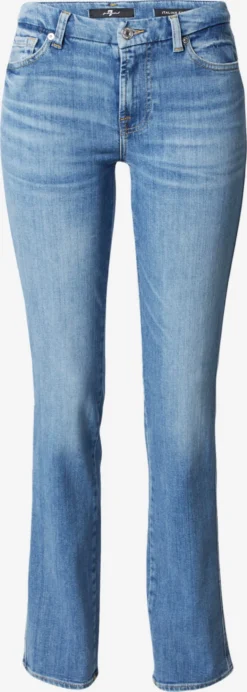 7 For All Mankind Droits Regular Jean KIMMIE Femme Bleu