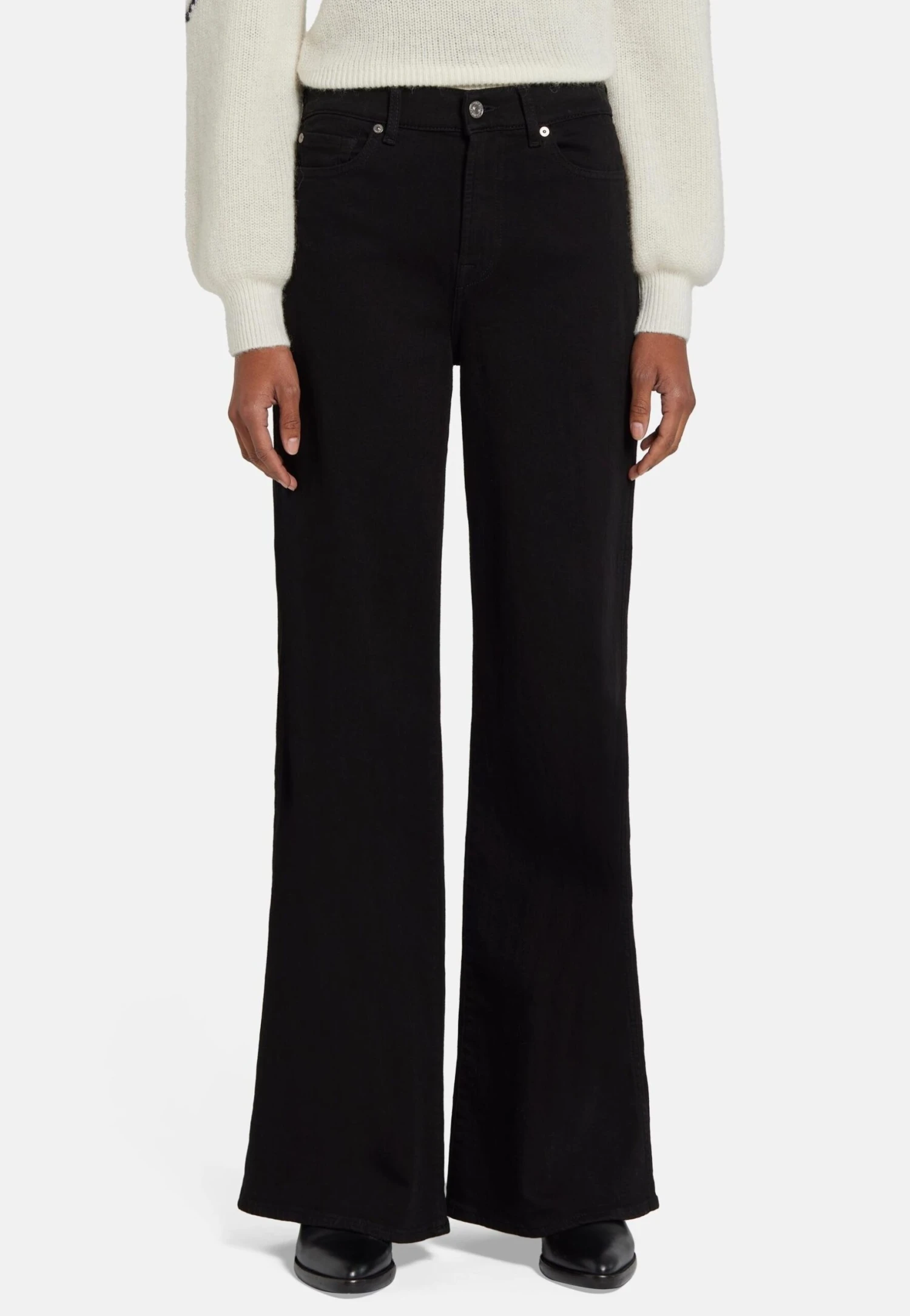 7 For All Mankind Lotta - Jean Flare - Black 1 7 For All Mankind Lotta - Jean Flare - Black