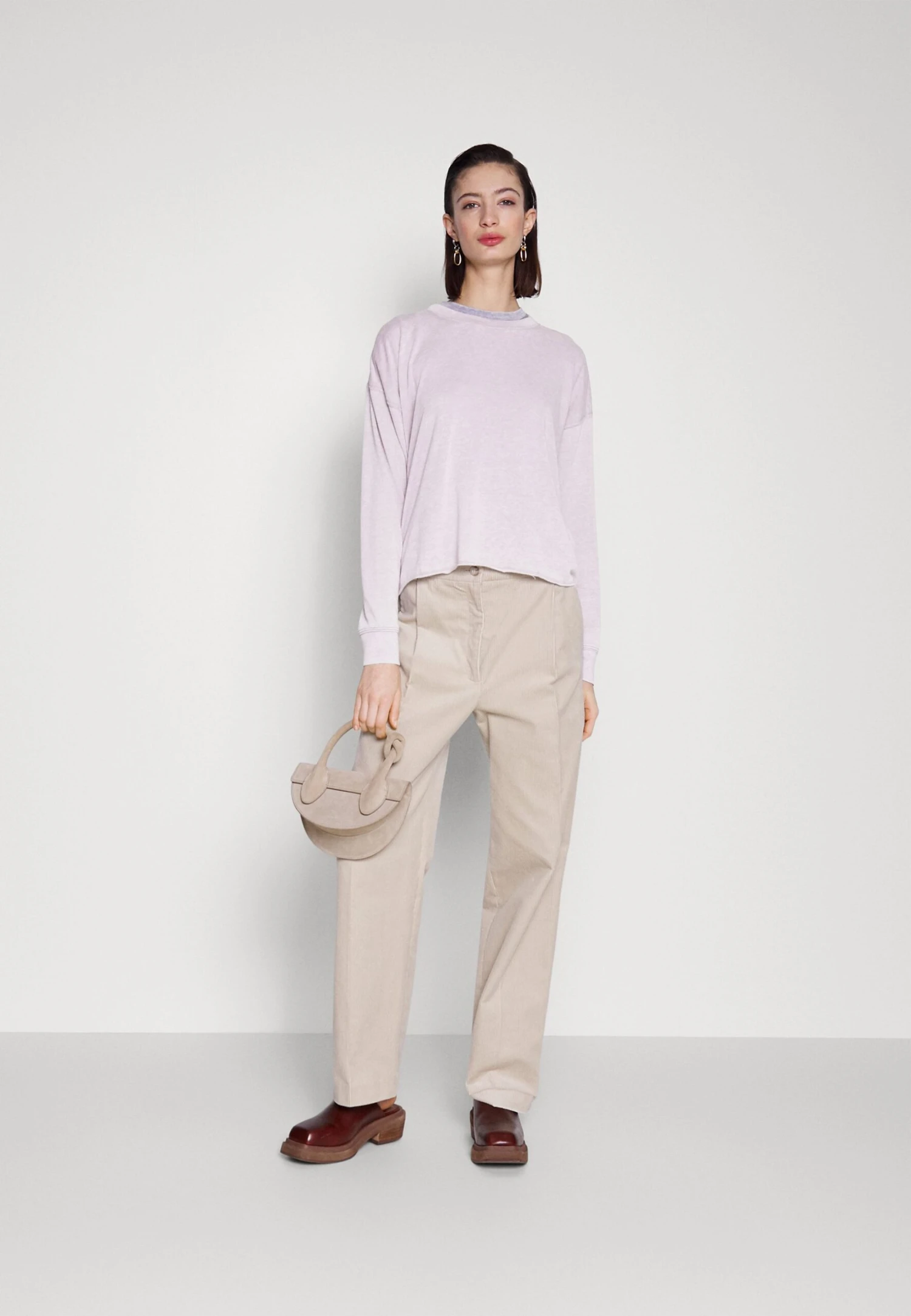 7 For All Mankind Crewneck Reccotpol - T-Shirt À Manches Longues - Violet 2 7 For All Mankind Crewneck Reccotpol - T-Shirt À Manches Longues - Violet – Image 2