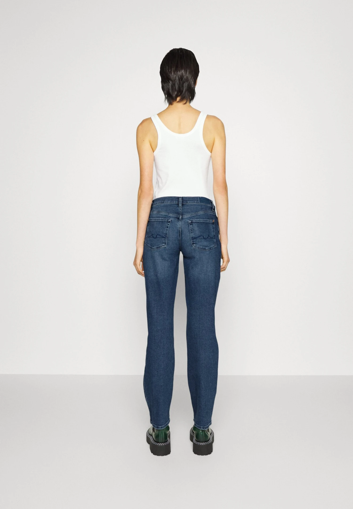 7 For All Mankind Ellie Luxvinspo - Jean Droit - Dark Blue 3 7 For All Mankind Ellie Luxvinspo - Jean Droit - Dark Blue – Image 3